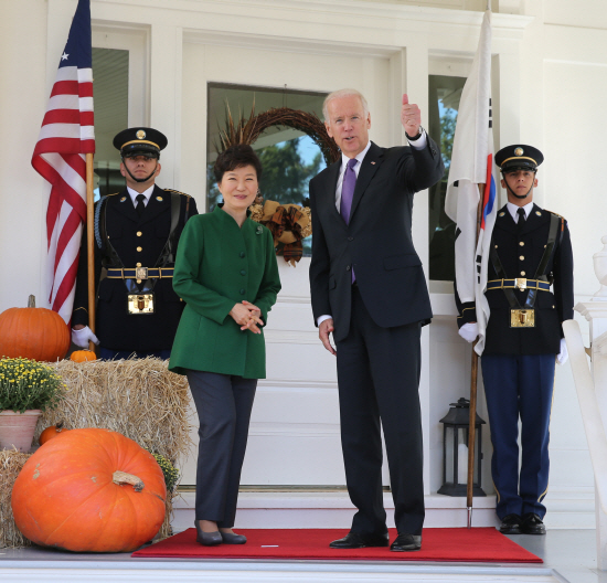 박 대통령과 바이든 미국 부통령