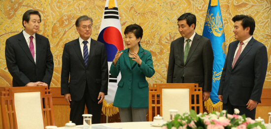 박 대통령·여야 지도부 '5자 회동'
