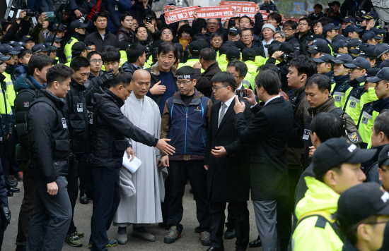 한상균 위원장 조계사