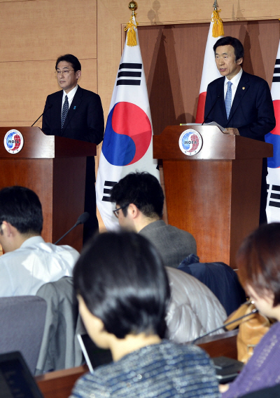 한일외교장관 공동기자회견