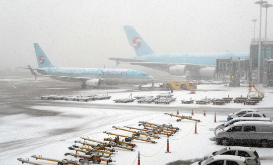 인천공항 폭설2