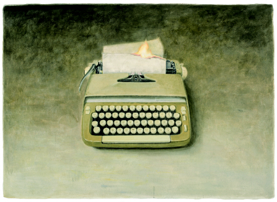 정재호_발화 Writing_한지에 아크릴_150x210cm_2013