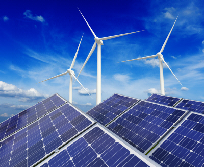 Solar battery panels wind generators