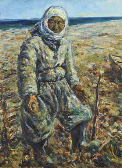 01 권순철, 갯펄 아낙, 1975, 캔버스에 유채, 100x72cm