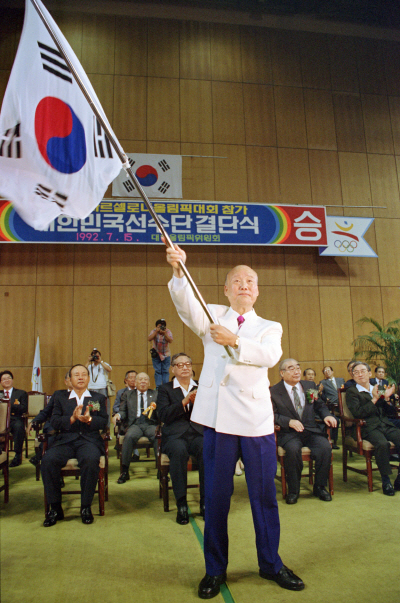 사진교체부탁드립니다광복 이후 첫 올림픽 메달 안긴 김성집 고문 별세